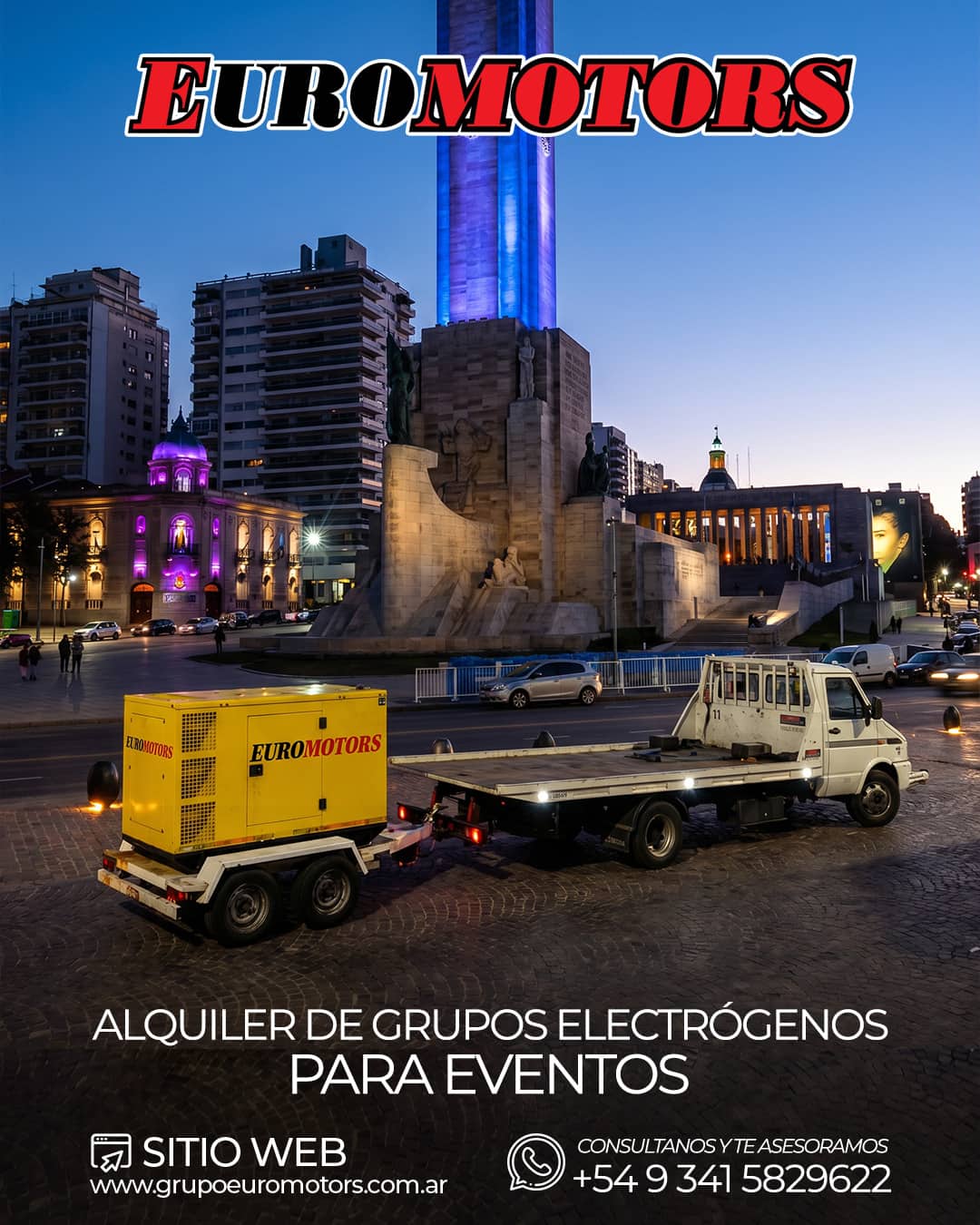 Grupos Electrógenos para Eventos en Rosario | Grupo Euromotors