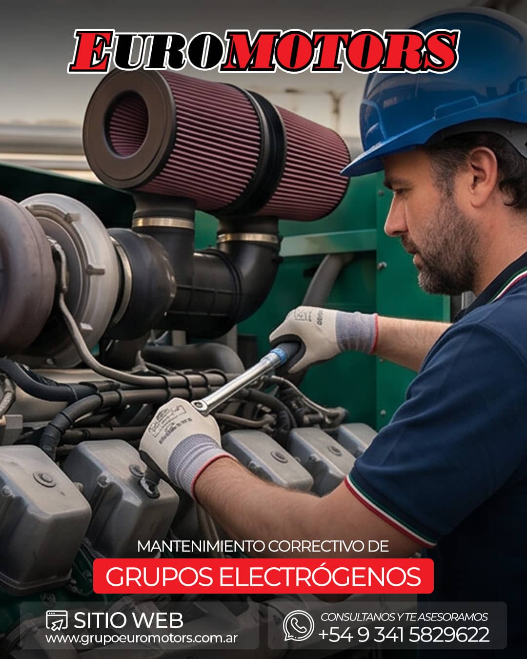 cómo calcular la potencia de un grupo electrógeno
